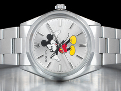 Rolex Air-King 34 Customized Topolino Oyster 5500 Mickey Mouse - Double Dial